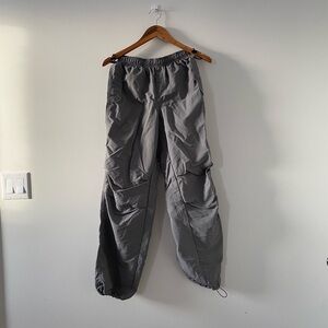 Refuge Women's Charcoal Parachute Pants